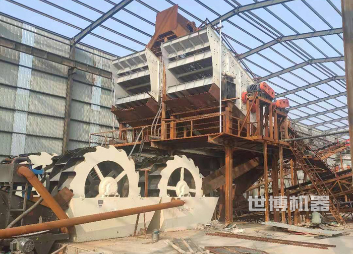 洗砂槽工作现场 洗砂槽工作现场