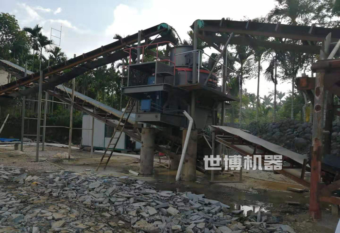制砂机安装现场 制砂机安装现场