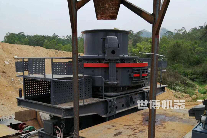 9526制砂机在固定式生产线中使用 9526制砂机在固定式生产线中使用
