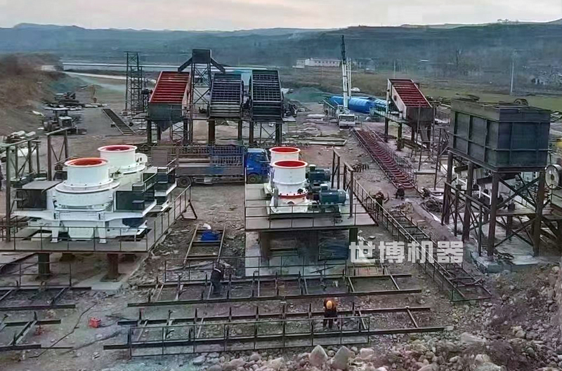 世博机器为客户订定的制砂生产线 世博机器为客户订定的制砂生产线