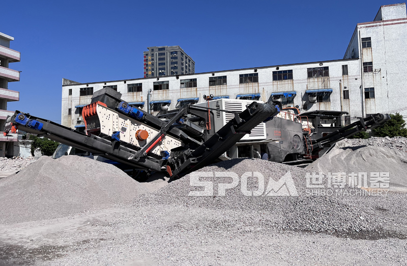履带式建筑垃圾破碎机 履带式建筑垃圾破碎机