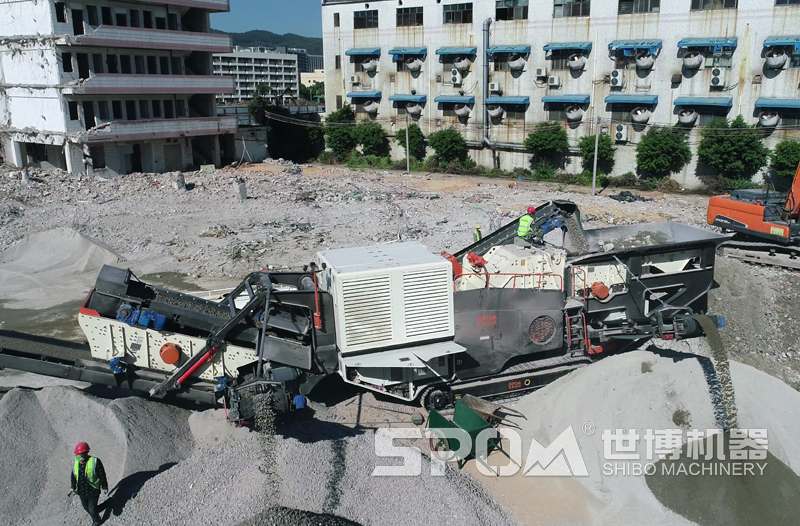 广州客户履带式建筑垃圾粉碎华体会手机网页版-华体会(中国)